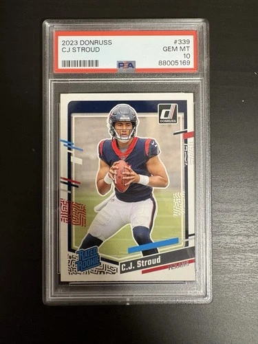 2023 Panini Donruss #339 CJ Stroud RC Rookie Gem Mint PSA 10