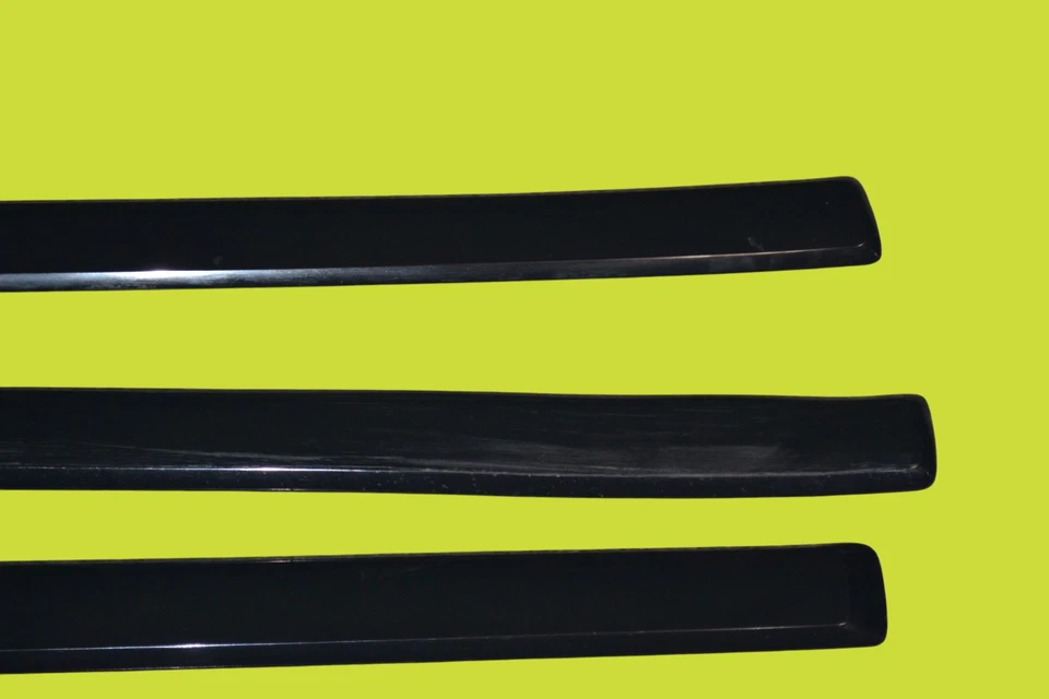 2007-2014 Chevrolet GMC Door Molding Trim Front Back Side Black OEM - Image 3 of 4