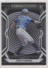 2021 Panini Chronicles Obsidian Electric Etch Purple 95/99 Josh Fleming #45 1b8