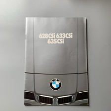 BMW 6 Series 628 633 635 CSI 46-Page UK Sales Brochure Feb 1979
