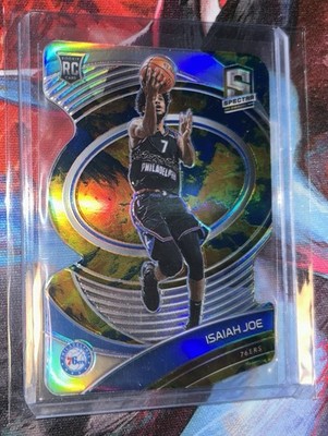 ISAIAH JOE ROOKIE /8 Gold 2020-21 Panini Spectra RC Universal Die Cut Thunder