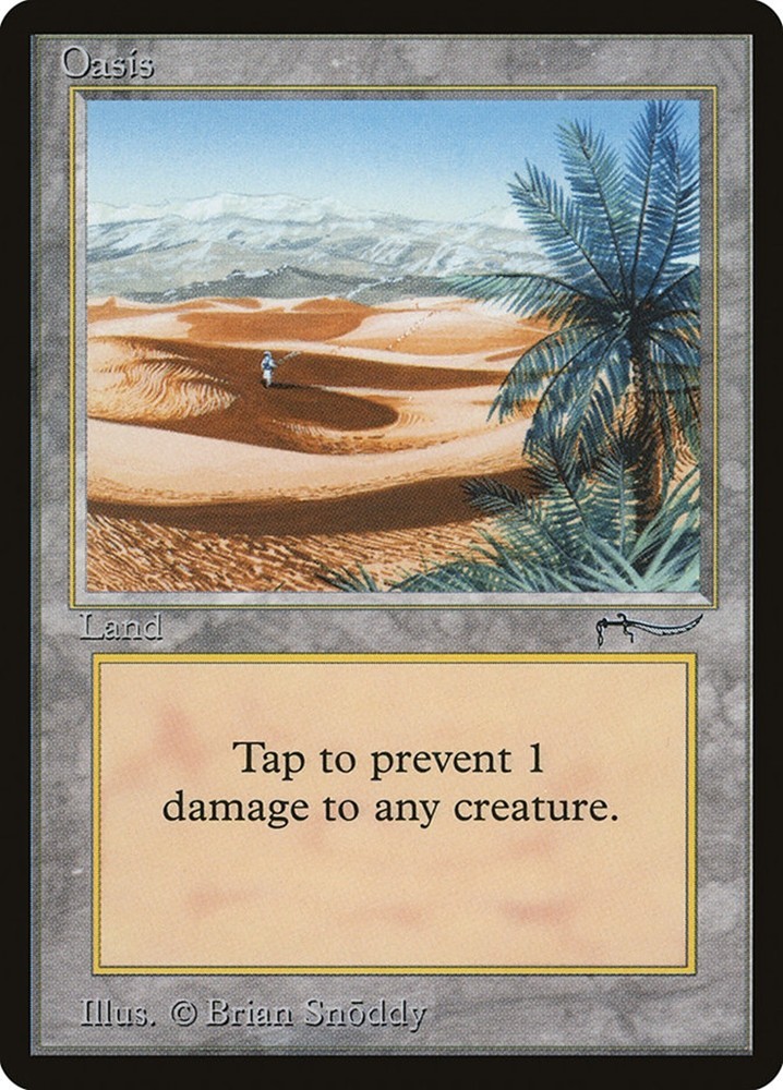 Oasis - MtG Arabian Nights - Rare MP/HP 1993