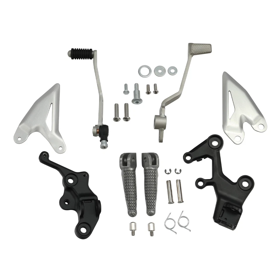 Soporte de estriberas delanteras para conductor apto para Kawasaki Ninja 400 18-24 Z500 2024-2025 Foto 2 de 4