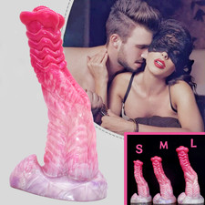 Big Dildo Silicone Suction Cup Roleplay Long Anal Sex Toy Large Fantasy Monster