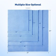 50pcs Sterilization Wrap Sheet Autoclave SMMS Non-Woven Wrap Sheets Crepe Paper