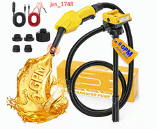 6 Gpm Cordless Fuel Transfer Pump For Diesel Gasoline Compatible