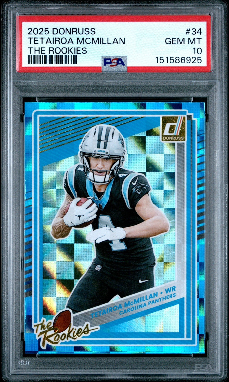 Tetairoa McMillan Panini Donruss the Rookies #34 Base