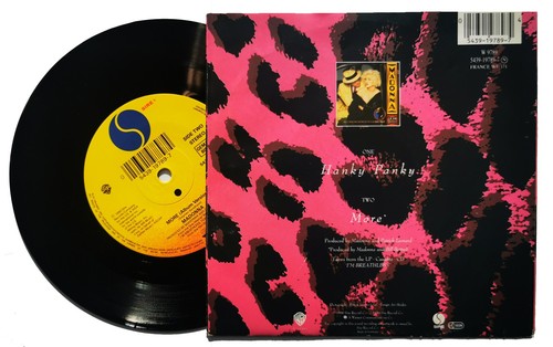 MADONNA 7" Hanky Panky VINYL Single GERMAN Paper SLEEVE Paper Lbl 1990 MINT MINT - Picture 2 of 5