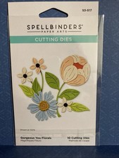 Spellbinders Die  GORGEOUS YOU FLORALS  S3-517  Gorgeous You Collection EUC