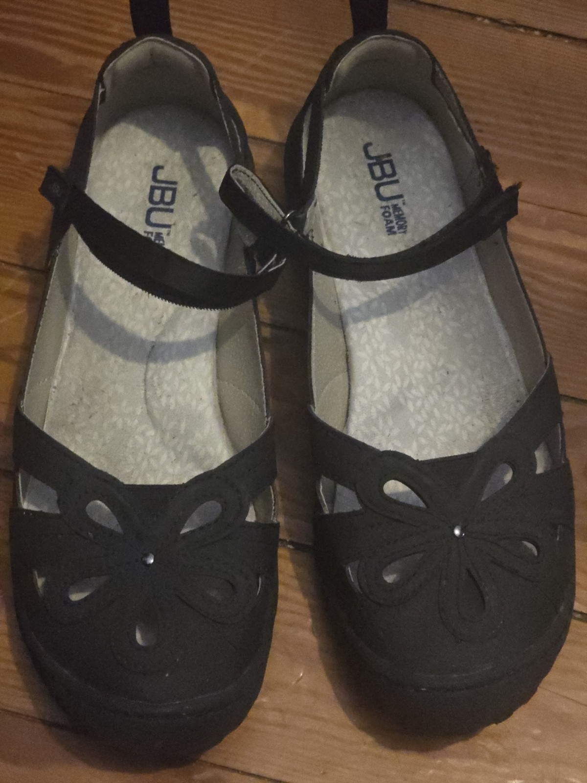 JBU Jambu Women's Mary Jane Shoes, Charcoal Size 10