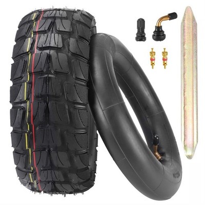 90/55-6 Scooter Tire & Inner Tube 10 Inch Off Road 10x3.0 Wider & Thicker Rub...