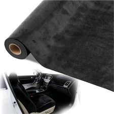 Mikrofaserstoff Selbstklebend Dachhimmel Autohimmelstoff Innenraum Schwarz Ve...