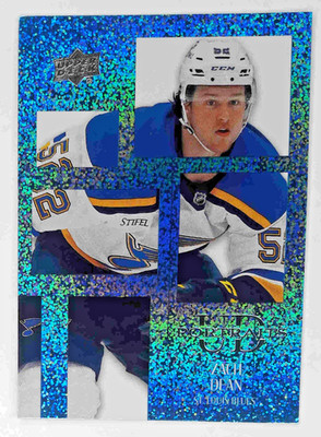 2024-25 Upper Deck Series 2 UD Portraits Speckle #P52 Zach Dean St. Louis Blues