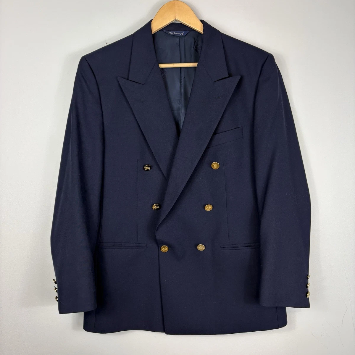 Burberry Blue Double-Breasted Suits & Blazers for Men for sale | eBay