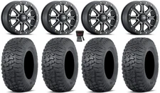 ITP Inertia Bdlk 14" Wheels Bk +40mm 28" Terra Hook Tires Sportsman5508501000