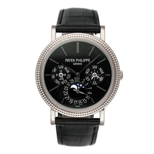 Patek Philippe Perpetual Calendar 5139G Black Dial Mens Watch ...