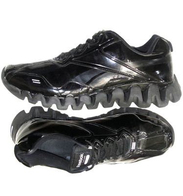 REEBOK ZigEnergy J83910 Referee 11 Black Patent Zig Tech Basketball Shoes