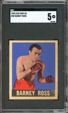 1948 Leaf Gum Co. Boxing #58 Barney Ross SGC 5