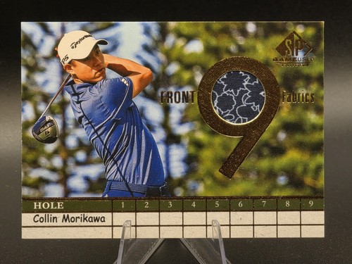 Collin Morikawa #F9-CM 2024 SP Game Used Front 9 Fabric card