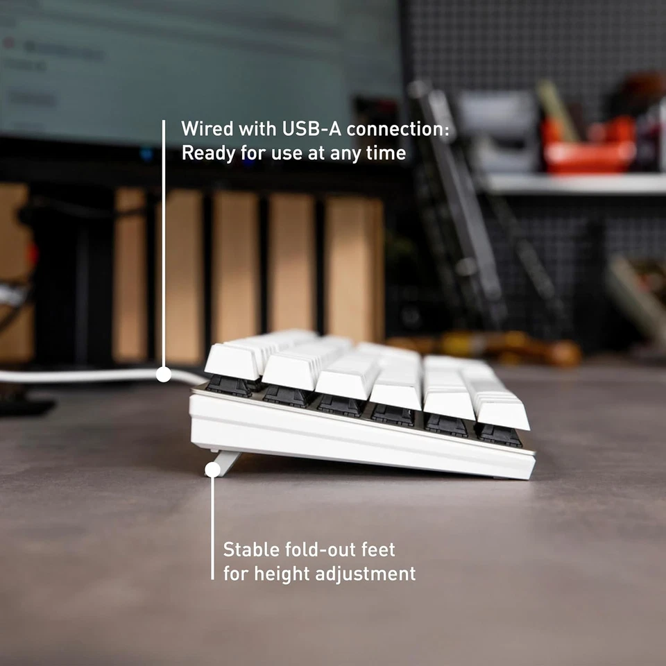 CHERRY KC 200 MX, Mechanical Office Keyboard with Anodised Metal Plate, German L - Image 4 of 4