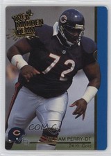 1991 Action Packed The All-Madden Team 24 Kt Gold William Perry #16G 09gu