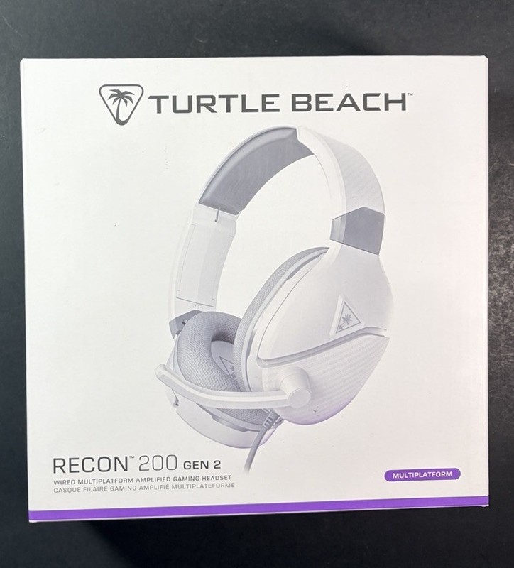 Turtle Beach Recon 200 Gen 2 WIRED Amplified Gaming Headset [ WHITE ] NEW