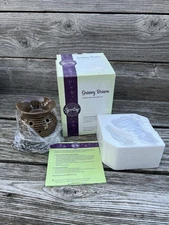 SCENTSY Groovy Brown Nightlight Wall Plug-In Wax Mini Warmer New