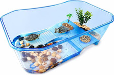 Turtle Tank Aquarium - Reptile Habitat, Turtle Habitat, Reptile Aquarium Tank fo