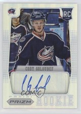 2012-13 Panini Rookie Anthology Prizm Cody Goloubef #67 Auto 6z1