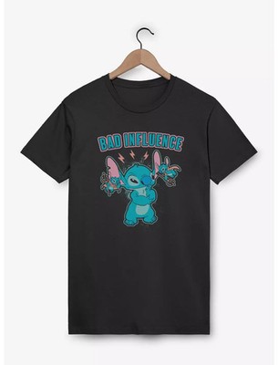 Disney Lilo & Stitch Bad Influence T Shirt Size S - 5XL Gift For Friends