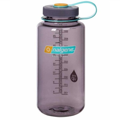 Nalgene 32 Unzen Wide Mouth Sustain Wasserflasche - Aubergine
