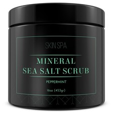Mineral Sea Salt Soak - Peppermint   16oz 453gr 