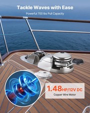 Vertical Windlass 12v 1100w Anchor Winch Fit 14 Chain 58 Rope 316 Stainless 70 Vertical Windlass 12v 1100w Anchor Winch Fit 14 Chain 58 Rope 316 Stainless 70