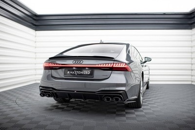 Maxton Design Heckansatz Diffusor passend für Audi A7 S-Line C8 / S7 C8 schwarz