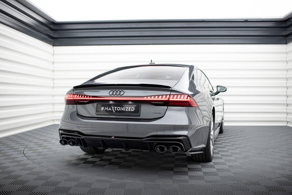 Maxton Design Heckansatz Diffusor Passend FüR Audi A7 S-Line C8 / S7 C8 Schwarz-image
