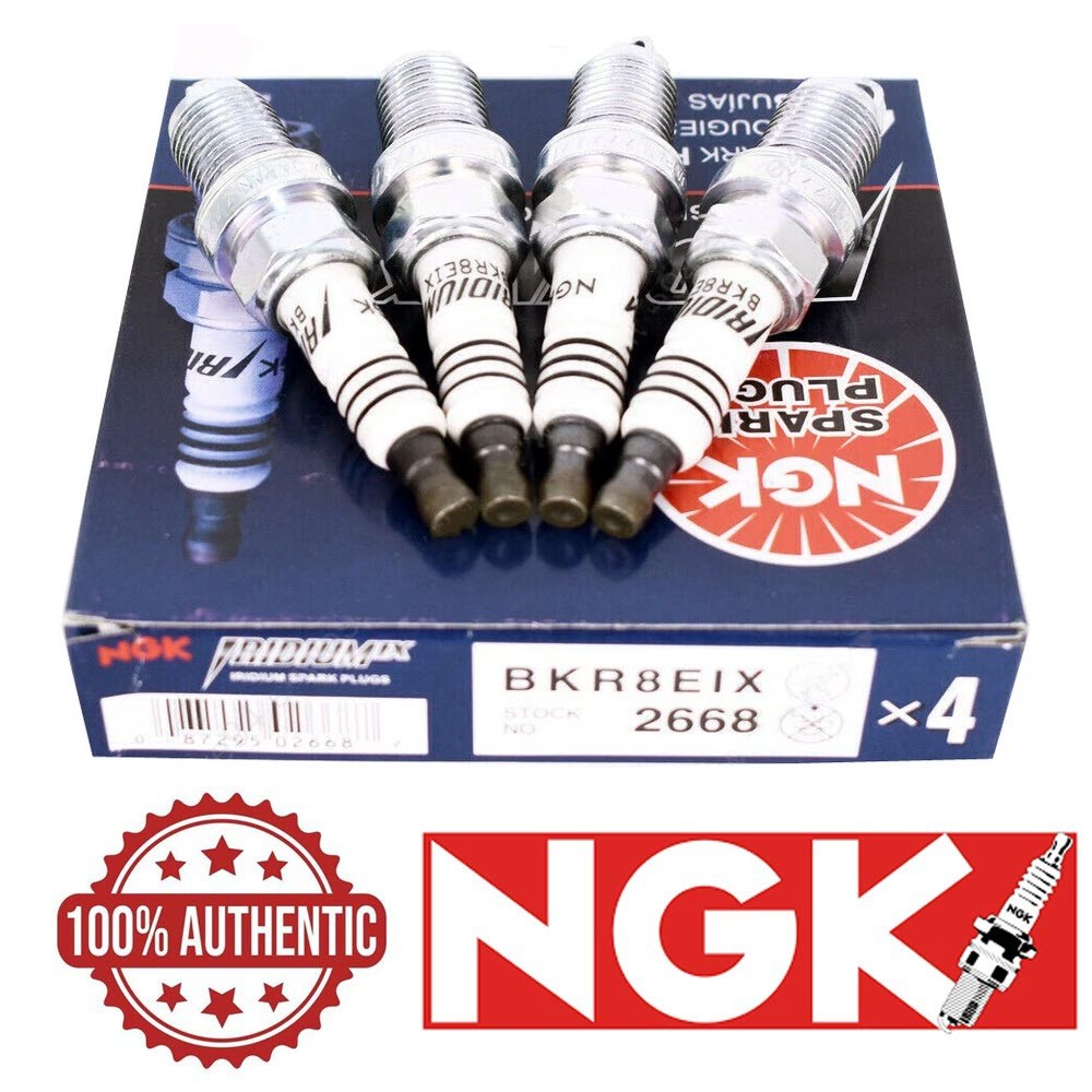 4 x NGK Iridium IX Spark Plugs BKR8EIX Colder Heat Range 8 for Race Tuned Modifi