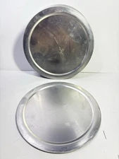 Qty-25 LloydPans 9-Inch Custom Individual Pizza Flat Dish Aluminum Pan