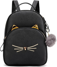 Mini Backpack for Girls Teens Women Small Cat Backpack Purse