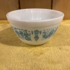 PYREX Vintage 1950's Amish Butter Print #401 Ovenware 1 1/2-pint Nesting Bowl