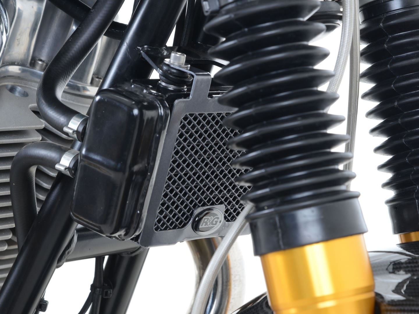 R&G Oil Cooler Guard Titanium Norton Commando 961 Sport 2015 - 2021