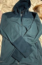 Nike Therma-FIT Men s S Blue Full Zip Hoodie Pockets High Neck Solid