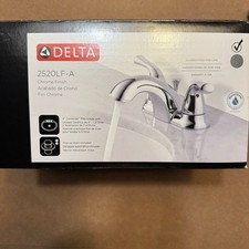 Delta Classic 4 in. Centerset 2-Handle Chrome Finish Faucet 2520LF-A NEW