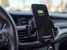 Wireless Car Charger Mount 15W Fast Charge Auto Clamping Air Vent Phone Holder