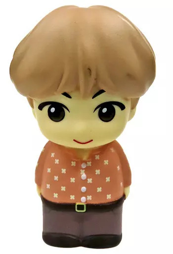 Jin Mini Figure Sofubi TinyTAN Collectible Character Toy