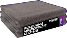 Microfiber Cleaning Cloth for Car Wax Removal, 16 X 16 Inch, 3 Pack