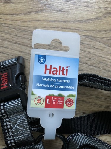Arnés para Caminar Halti Premium Reflectante Perro Cachorro Arnés Talla L Gris/Negro - Imagen 5 de 8