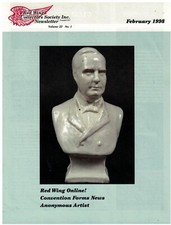 luty 1998 wydanie Red Wing Collectors Newsletter