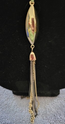 Nicole von Nicole Miller lange Kette Halskette goldfarben mit Quaste 32" - Bild 4 von 7