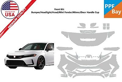 Partial Hood Fender and Mirror Kit | HONDA CIVIC HATCHBACK 2025 Partial Hood Fender and Mirror Kit | HONDA CIVIC HATCHBACK 2025