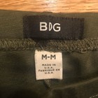 BDG Urban Outfitters Black Army Green Faux Leather Panel Leggings medium — photo 3